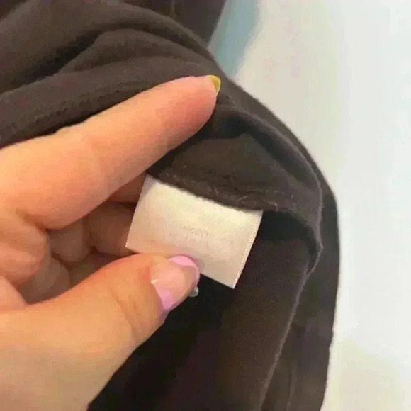 Eileen Fisher Womens Relaxed Fit Tank Top Brown Size S Cotton/Lycra - Picture 5 of 5